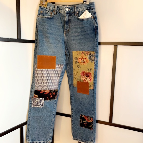 🆕Free People Patchwork Jeans - Picture 5 of 16